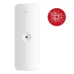 Detector de quebra de vidros sem fios de 2 vias Hikvision para sistema AXPRO - DS-PDBG8-EG2-WE