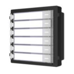 Módulo de 6 botões com etiquetas para sistema de videoporteiro IP modular de superfície/encastrado Hikvision - DS-KD-KK