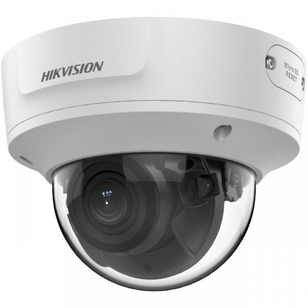 Dome IP Camera 6MP motorized varifocal 2.8-12mm WDR120 I/O Audio Alarm IP67 IK10 IR40 AcuSense Hikvision