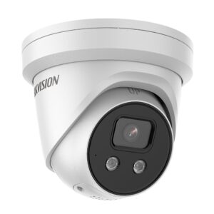 IP Dome Camera 4K 2.8mm IP67 Strobe light and alarm AcuSense IR30 I/O Audio-Alarm. Micro Speaker Hikvision