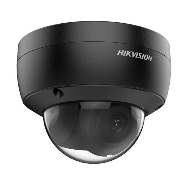 IP Dome Camera 8MP 2.8mm AcuSense WDR120 IP67 IK10 IR30 MIC I/O Audio Alarm Black Hikvision