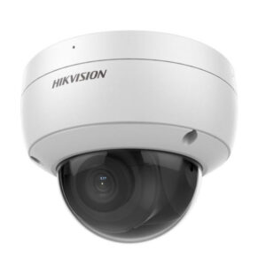 IP Dome Camera 8MP 2.8mm AcuSense WDR120 IP67 IK10 IR30 MIC I/O Audio Alarm Hikvision