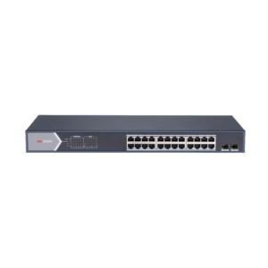 Switch 24 PoE + ports 10/100/1000 Mbps 2 SFP ports Uplink Hik ProConnect Hikvision Smart management