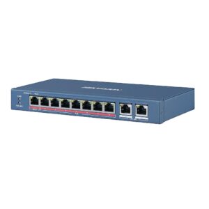 HikvisionHikvision 8-Port 100 Mbps Long-Range Unmanaged PoE Switch + 2 ports 10/100/1000